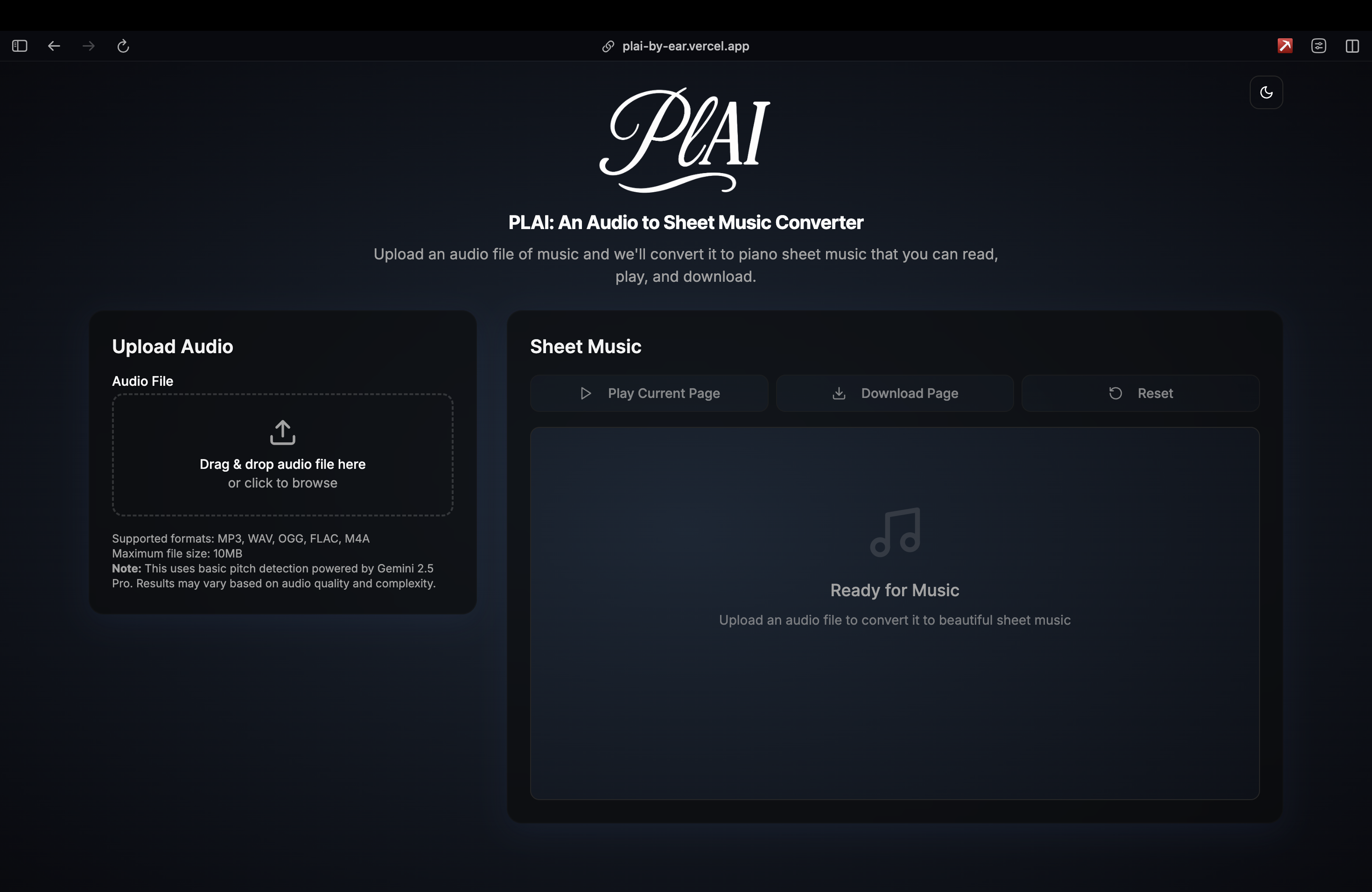 PLAI by ear